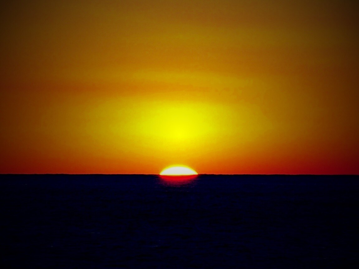 Идеальный закат обои