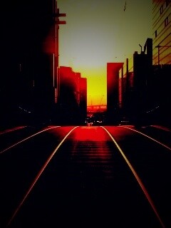 Трамвайные пути обои