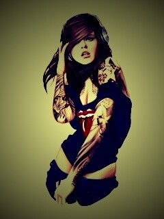 Музыкальная девочка обои