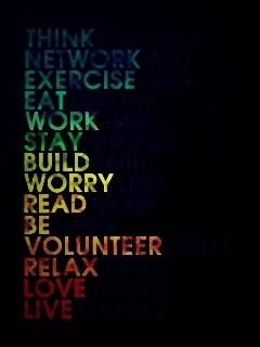 Think possitively обои