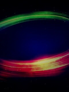 Радужный световой круг обои