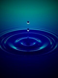 Упавшая капля обои