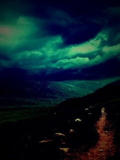 Тропинка средь холмов обои