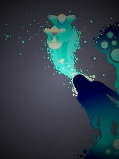 Мысли влюбленной девушки обои