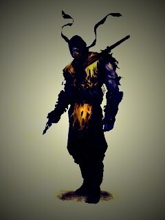 Скорпион из Мортал Комбат обои