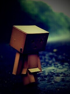 Картонный человечек обои