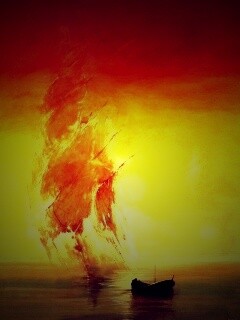 Призрачный парусник обои