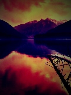 Горное озеро обои