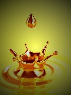 Золотая капля обои