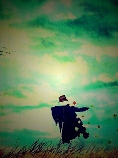 Забытое пугало обои