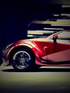 Красный концепт обои