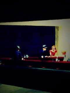 Ночное кафе обои