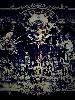 Адская скульптура обои