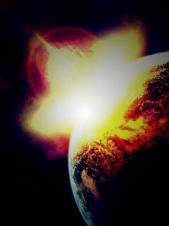 Восход за горизонтом обои