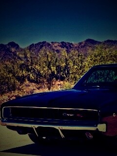 Черный Додж обои