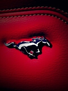 Кожаный салон Форда Мустанг обои