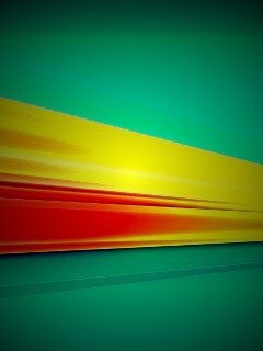 Желтая полоса на голубом обои