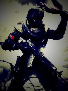 Китайский солдат жжет американский флаг обои