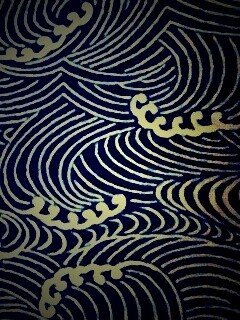 Волны на ткани обои