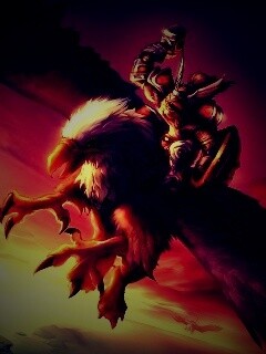 Грифоний всадник обои