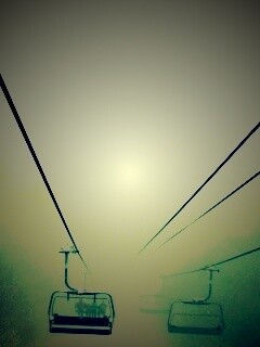 Канатная дорога в зиму обои