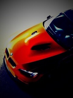Оранжевый BMW обои