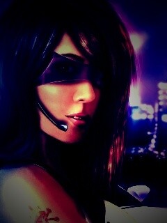 Девушка из будущего с пистолетом обои