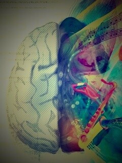 Левая и правая половина мозга обои