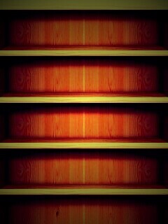 Обои в виде полок для iphone обои