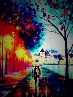 Осень вдвоем обои