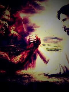 Дьявол против Бога обои