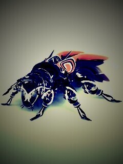 Кибер муха обои