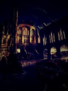 Затопленные руины обои