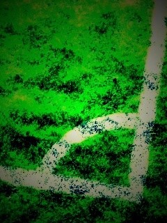 Угол футбольного поля обои