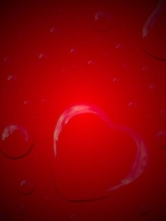 Капли на красном фоне обои