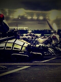 Роботы на старте обои