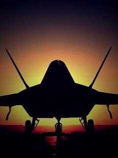 Истребитель F22 обои