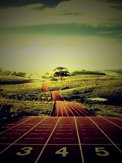 Бесконечная беговая дорожка обои