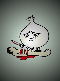 У лука щиплет глаза обои