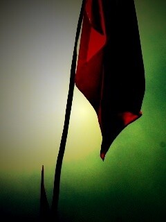 Красный флаг обои