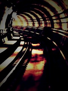 Тоннель метро обои