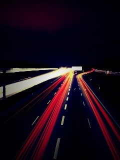 Ночная трасса обои