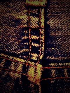 Шов на джинсах обои