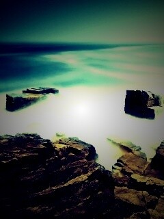 Прибрежные камни обои