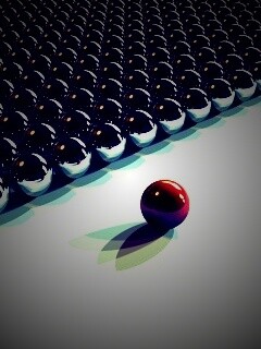 Металлические шарики обои