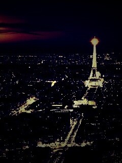 Ночной париж обои