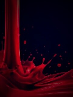 Красный всплеск обои