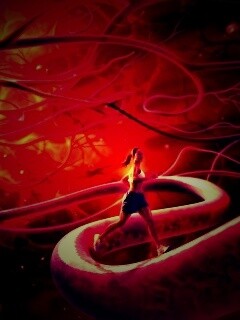 Бег крови обои