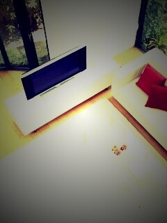 Комната сверху обои