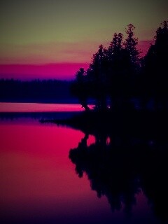 Вечерний пейзаж обои